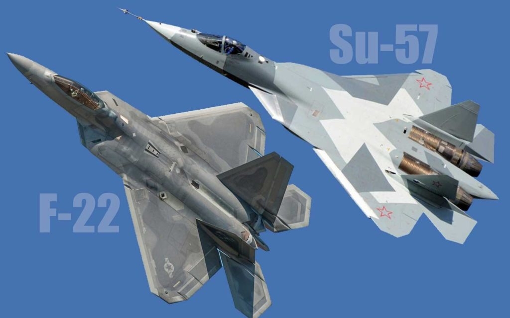 Tiêm kích Su-57 Nga vượt trội F-22 Mỹ trong các kịch bản tấn công quy mô lớn